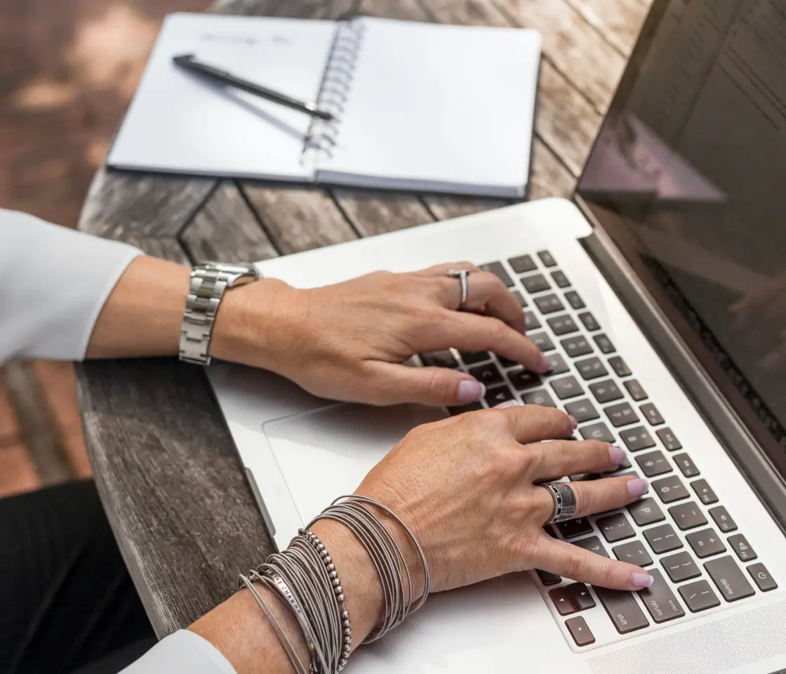 Typing on a computer